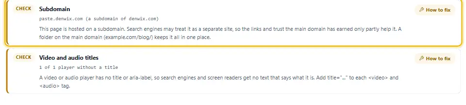 Aviso del SEO Checker de Denwix: paste.denwix.com es un subdominio de denwix.com Aviso del SEO Checker de Denwix: paste.denwix.com es un subdominio de denwix.com