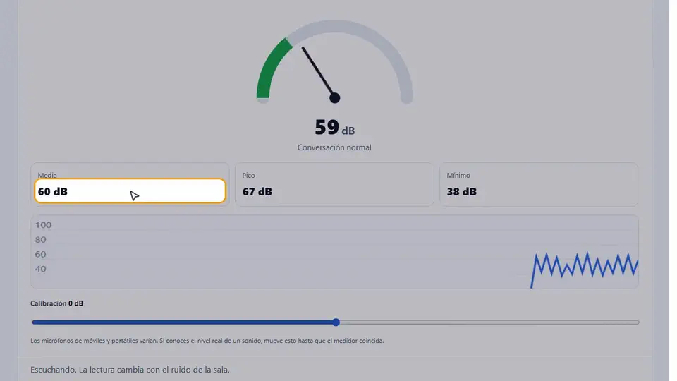 Guía en vídeo: Medidor de decibelios
