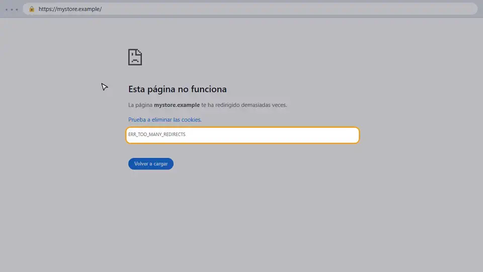 Cómo arreglar el bucle de redirección