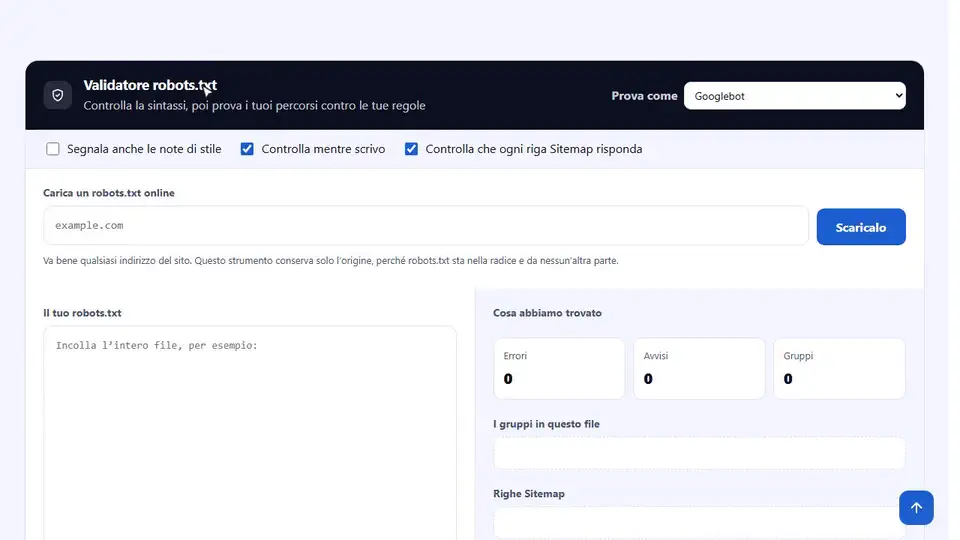 Come sistemare le pagine bloccate da robots.txt