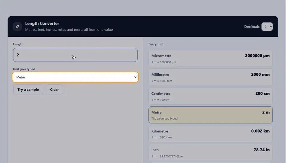 Watch the Length Converter in Action