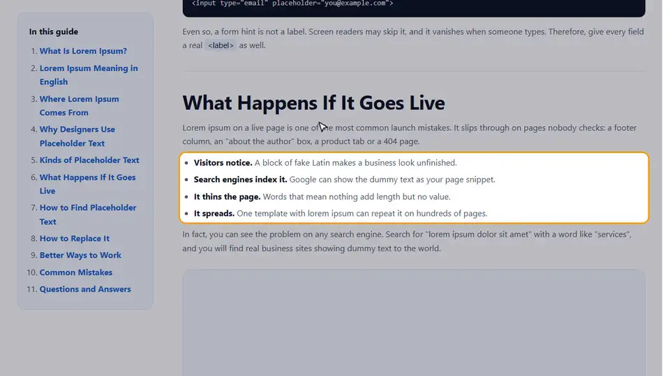 How to Find and Replace Lorem Ipsum