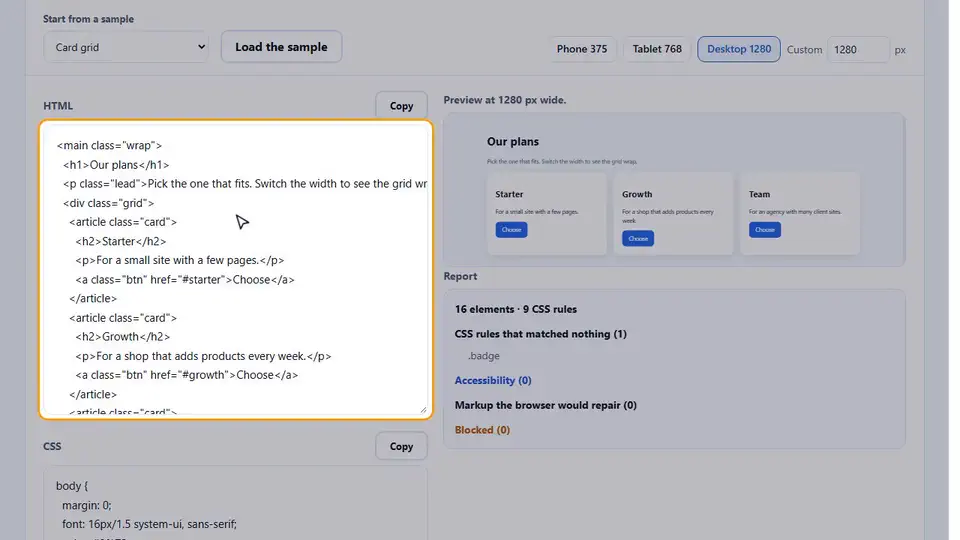 How to Use the Online HTML Editor